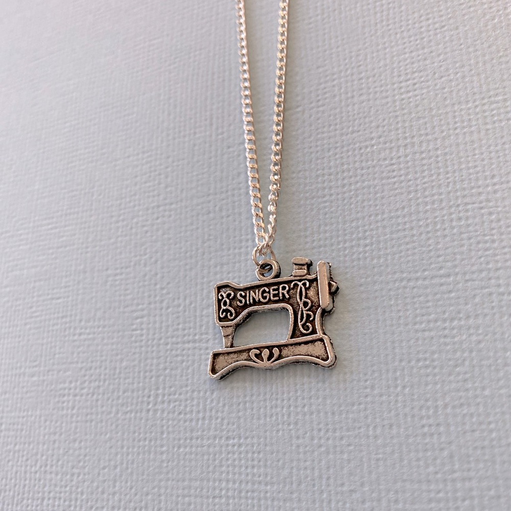 Singer Sewing Machine Necklace